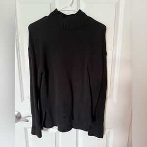 Lucky Brand Black Cowl Neck Sweater